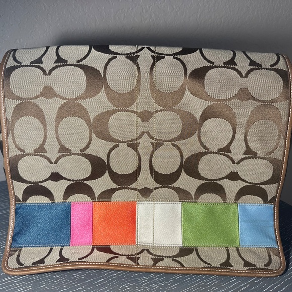 Authentic Multicolor Coach Diaper Bag Rare - Picture 2 of 7